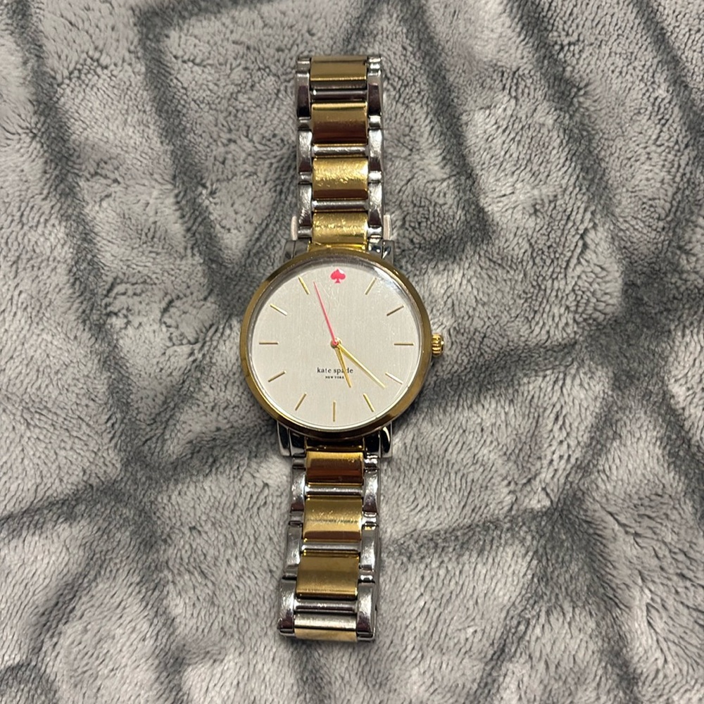 Silver and gold Kate Spade watch